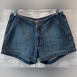 Silver Jeans Indigo Denim High-Waist Jean Shorts